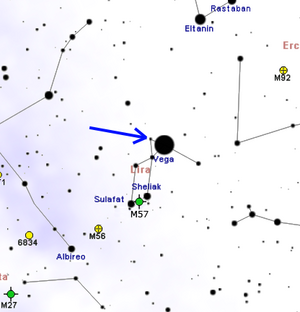 Carta di Epsilon Lyrae