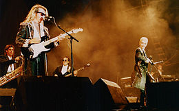 Виступ Eurythmics в німецькому Нюрбурґріґу на фестивалі Rock am Ring. 1987 рік