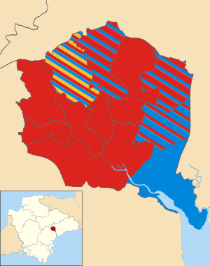 Exeter UK local election 2016 map.svg
