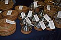メキシコ伝統工芸の展示会で展示された松葉の籠