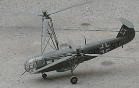 Focke-Achgelis Fa 223, der erste in Serie gebaute Hubschrauber
