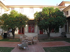 Fleming House courtyard in 2008