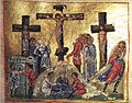 Évangiles de Ghélati : crucifixion