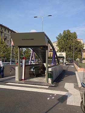 Image illustrative de l’article Gerusalemme (métro de Milan)