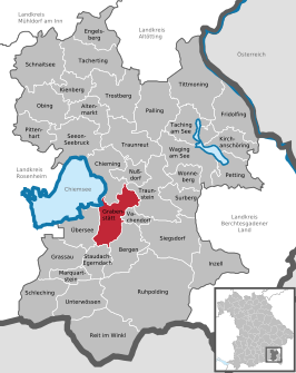 Kaart van Grabenstätt