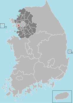 Location of Bucheon