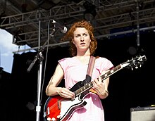 Georgas performing at the 2011 Hillside Festival