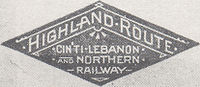 Logo de Cincinnati, Lebanon and Northern Railway
