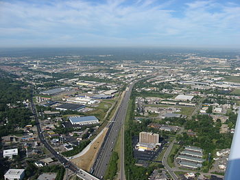 Aerial view of Interstate 275 in the city of S...