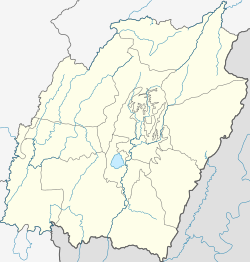 Imfal ubicada en Manipur