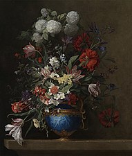 Blumenstilleben, 1653, Öl auf Leinwand, 98,2 x 83 cm, Staatliche Kunsthalle Karlsruhe