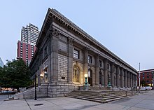 The Paulus Hook post office at 69 Montgomery Street Jersey City Main Post Office September 2020.jpg