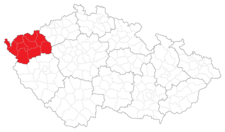 Karlovarský kraj na mapě
