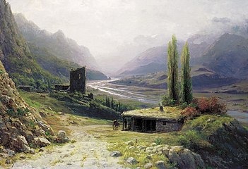 Caucasian Gorge, 1893