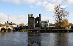 The Black Castle on the River Barrow in Leighlinbridge
