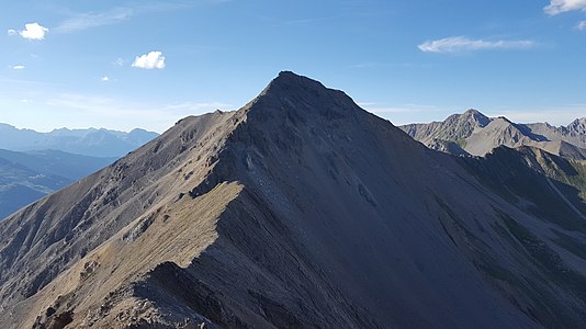 Blick nach Norden zum Lenzer Horn