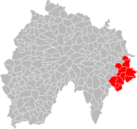 Localisation de Communauté de communes Margeride-Truyère