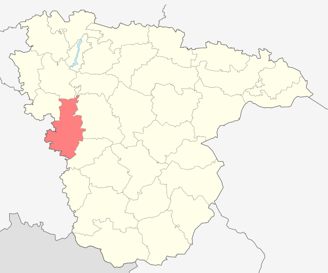 Острогожский район на карте