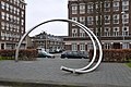 Monument voor Dirk Durrer op het Minervaplein in Amsterdam