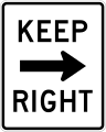 R4-7a Keep right
