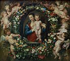 Peter Paul Rubens & Jan Brueghel, Madonna im Blumenkranz, ca. 1619, Alte Pinakothek, München