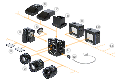 26. Mamiya 645 típusú SLR fényképezőgép, a sokféle funkció példája (1985 és 1993 között forgalmazták) (javítás)/(csere)