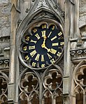 Uhr im Innenhof von Schloss Marienburg