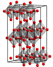 __ Mo6+       __ O2- Structura cristalină a trioxidului de molibden