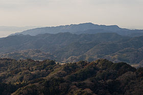 Vue du mont Nokogiri depuis le mont Iyogatake.