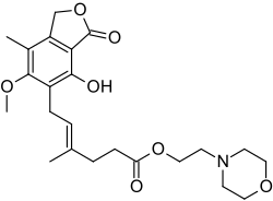 Mycophenolate mofetil2DACS.svg