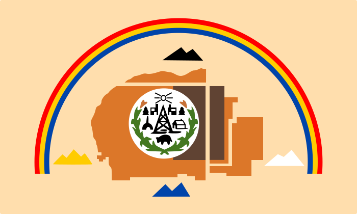 The Navajo Flag tells the Navajo story.