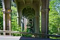 The Nehalem River Bridge conducts US 26 traffic over the Nehalem River and OR 103 in northwestern Oregon