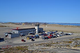 Vue de l'aéroport de Nuuk.