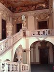 Escalera del Palacio Clam-Gallas en Praga por JB Fischer von Erlach, 1714-1718.