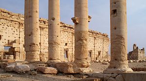 English: Columns in Palmyra, Syria, 2009.