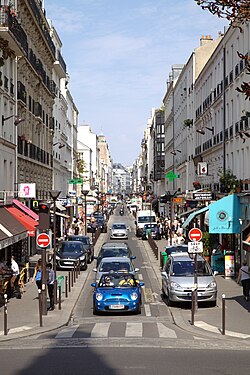 Rue du Commerce von der Église Saint-Jean-Baptiste de Grenelle