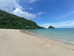 La plage de Mtsanga Antakoudja sur l'îlot Mtsamboro