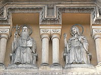 sv. Benedikt i Skolastika, s crkve sv. Gabriela u Pragu