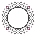 Правильный звездообразный многоугольник 32-9.svg