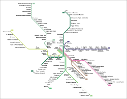 Roma - mappa linee FL.svg