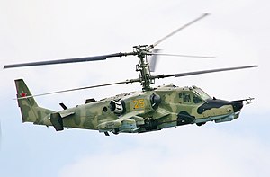 Rus Hava Kuvvetleri'ne ait bir Kamov Ka-50