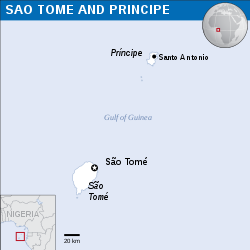 Lokasyon sa São Tomé and Príncipe