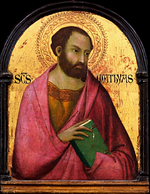 Portrait of Saint Matthias from the workshop of Simone Martini
