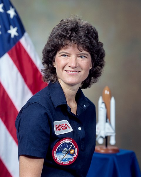 Coffeeandcrumbs cleaned up this image of Sally Ride.