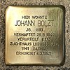 Stolperstein für Johann Boltz