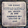 Stolperstein Böhmerstraße 4 Gertrud Gotthelf