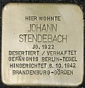 Stolperstein für Johann Stendebach (Eigelstein 119)