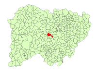 Localisation de Villalba de los Llanos