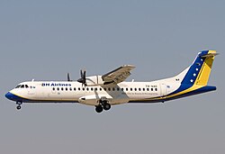 ATR 72-200 der B&H Airlines