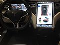 Tesla Model S interior - Tokyo Motor Show 2013